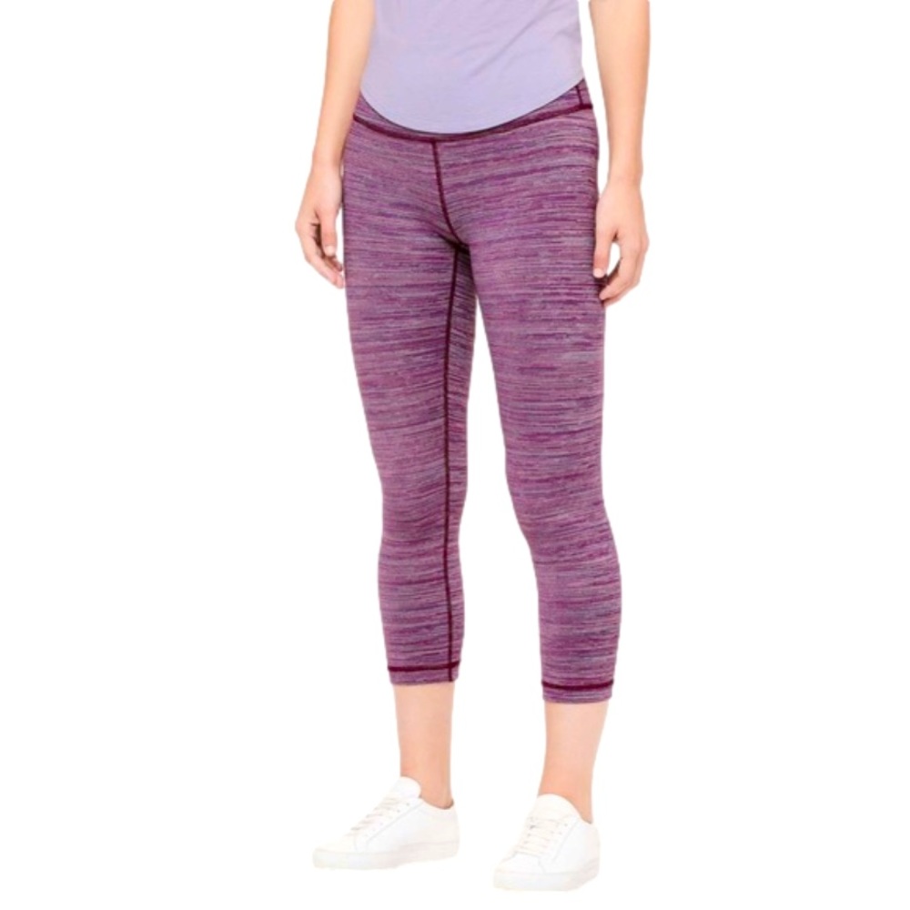 lululemon 2019 Wunder High Rise Cropped leggings Size 8/10 - purple